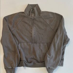 GAP tan/brown Half-Zip Sweatshirt